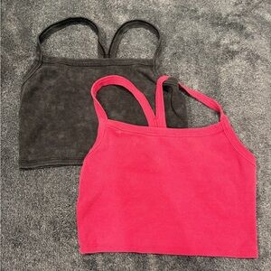 Pacsun Basic Crop Tank Tops